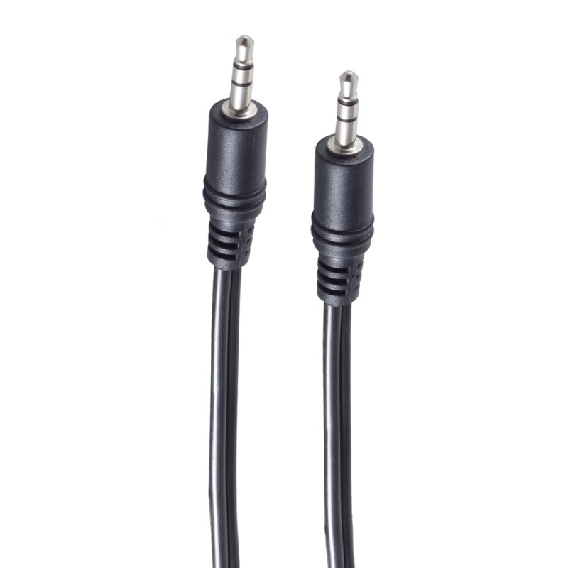 shiverpeaks câble audio jack 3,5 mm stéréo, 1,5 m, noir
