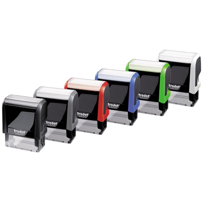 trodat woordenstempelapparaat Printy 4.0, zelfinkend, 47×18 mm, eco-zwart