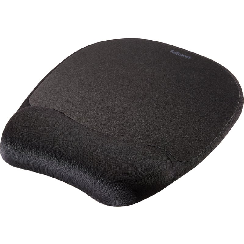 Fellowes repose-poignet Memory Foam avec tapis souris, noir, 202×235×25 mm