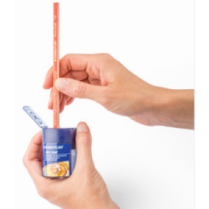 STAEDTLER puntenslijper dubbel driehoekig Noris, blauw, tot 10,2 mm