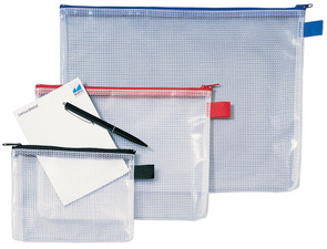Rexel ritsmap mesh A4, PVC, zwart