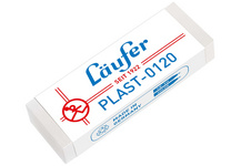 Läufer kunststof gum transparant, 46×20×9 mm, potlood