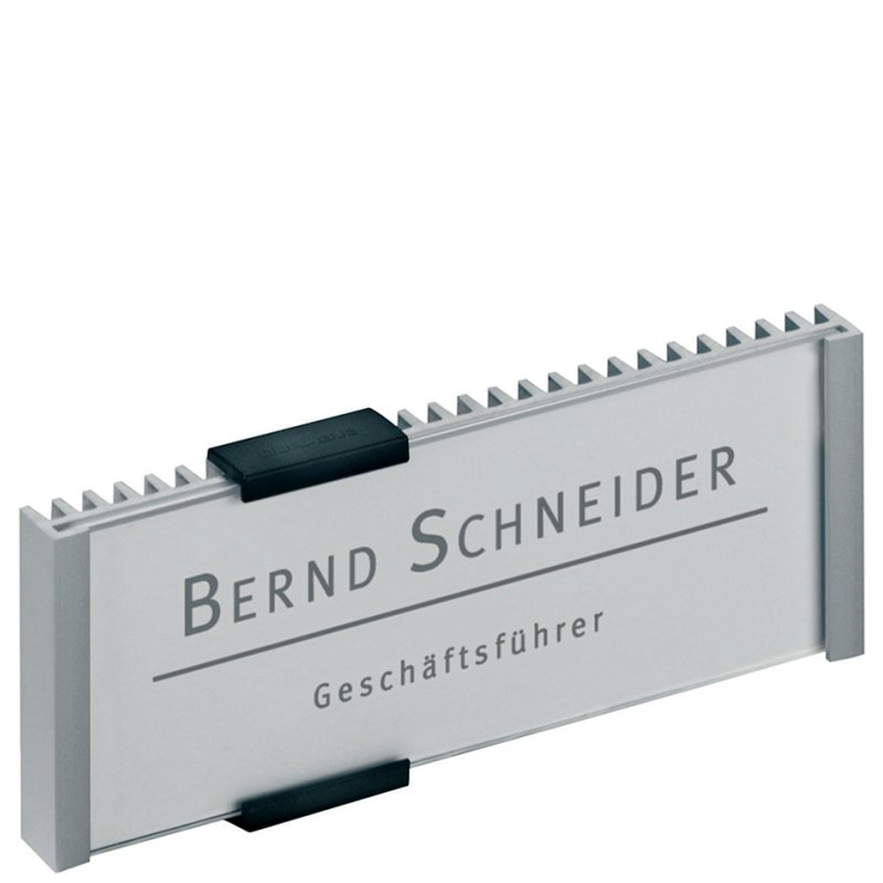 DURABLE deurbordje INFO SIGN, 149×52,5 mm, metallic-zilver