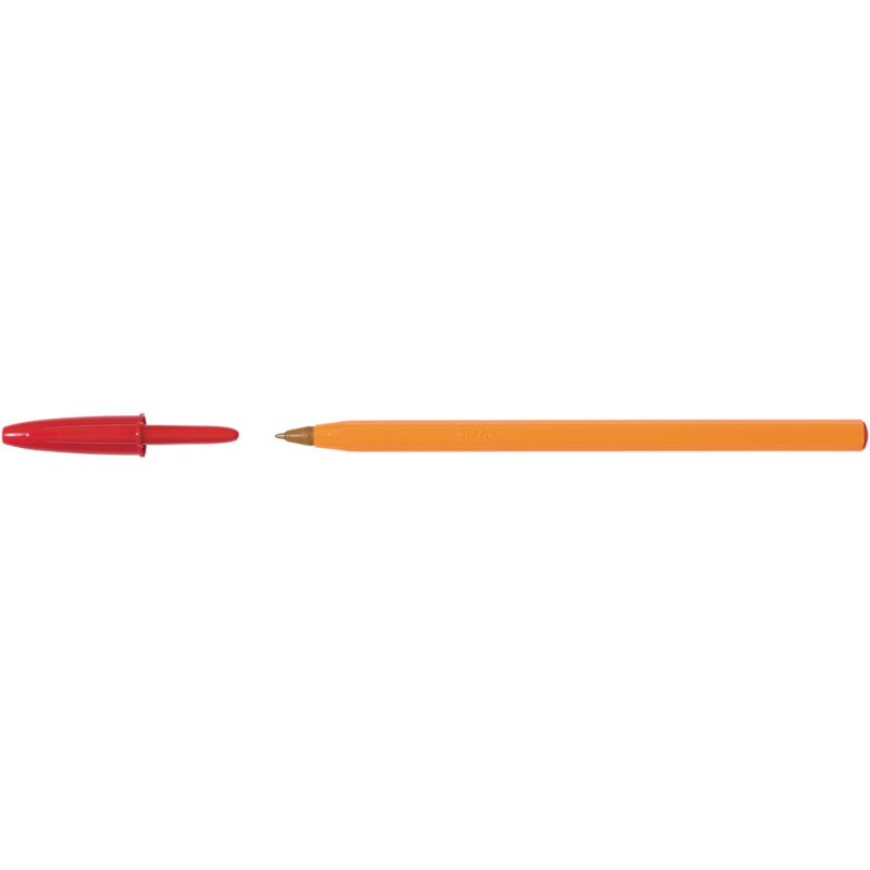 Bic stylo Orange, rouge, 0,30 mm, hexagonal