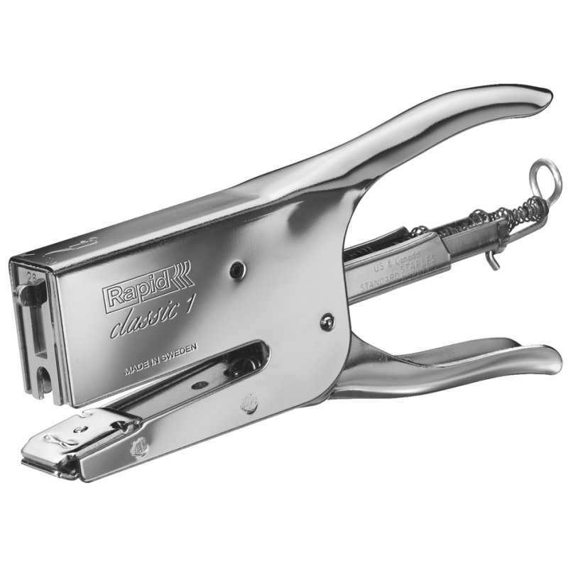 Rapid nietmachine Classic K1, 50 vel capaciteit, zilver