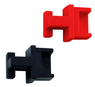 TELEGÄRTNER RJ45 stofdopje, zwart, 10 stuks