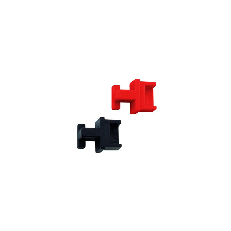 TELEGÄRTNER Capuchon RJ45, rouge, 10 pièces