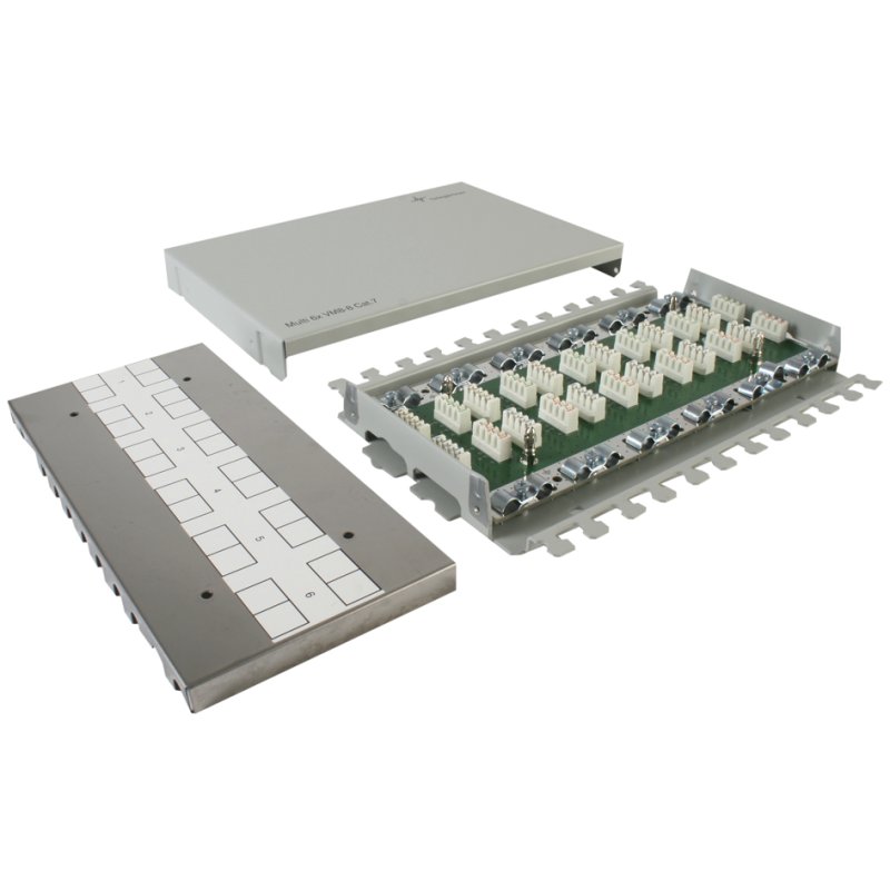TELEGÄRTNER wall housing connection module category 7, 6-fold