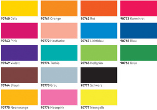 KREUL textielstift medium, blauw, 2-4 mm, ronde punt