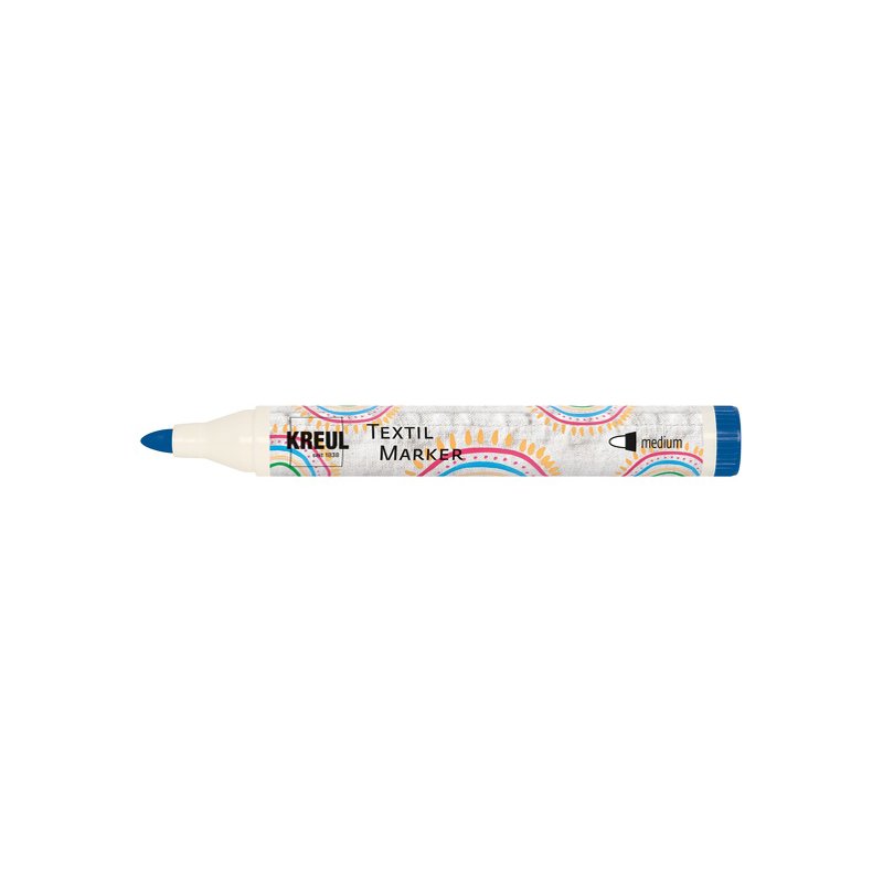 KREUL marqueur textile moyen, jaune, 2-4 mm