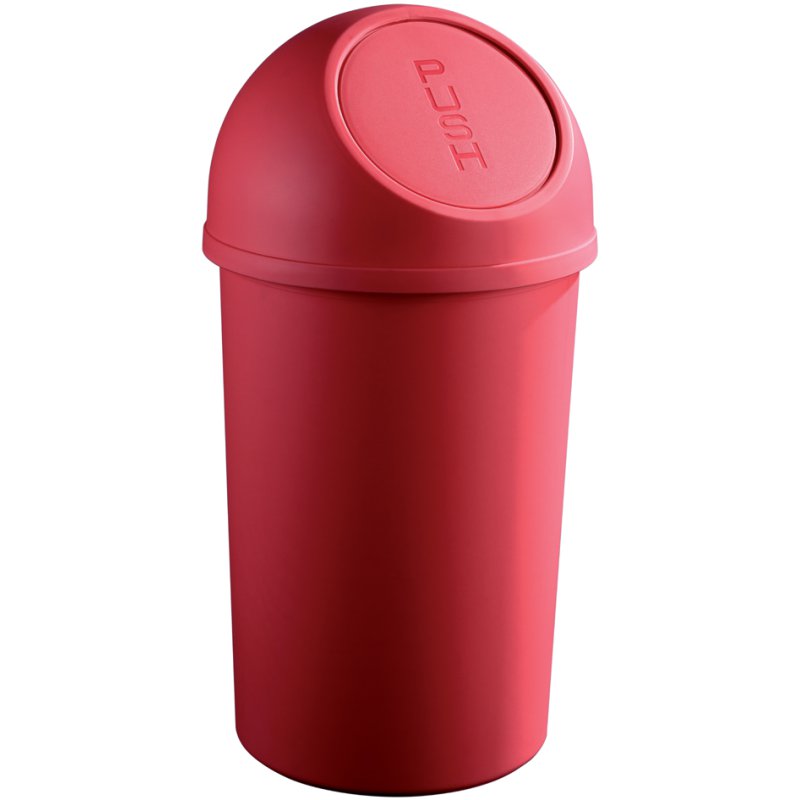 helit afvalbak the flip, 45 liter, blauw, push-inwerpklep