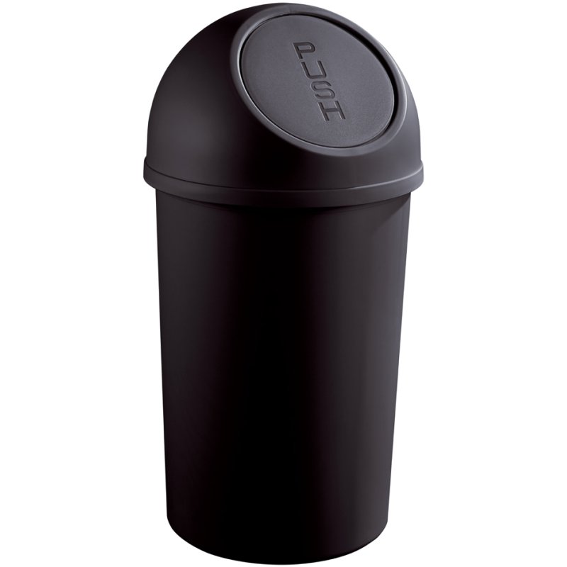 helit afvalbak the flip, 45 liter, blauw, push-inwerpklep
