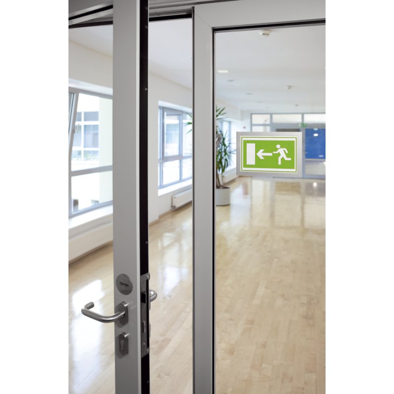 DURABLE cadre de présentation magnétique A5, argent, 10 pièces