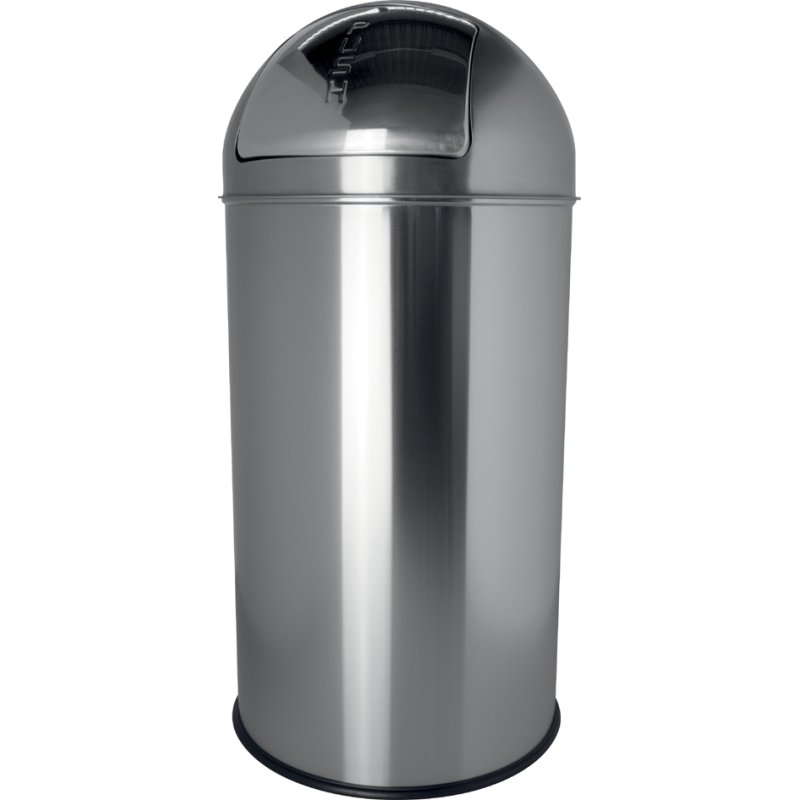helit metalen afvalbak the dome, blauw, 50 liter