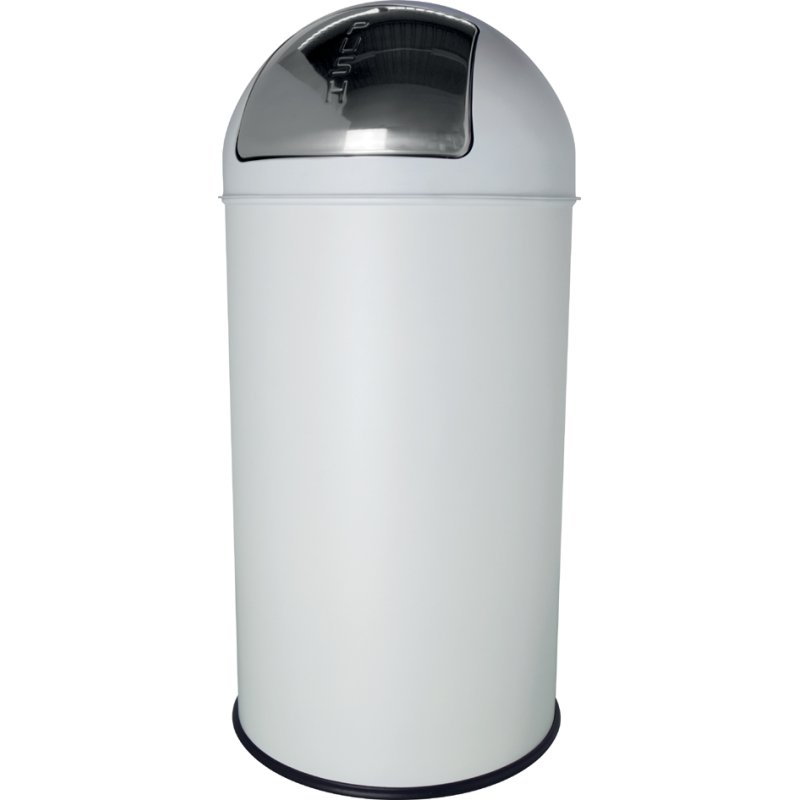 helit metalen afvalbak the dome, blauw, 50 liter