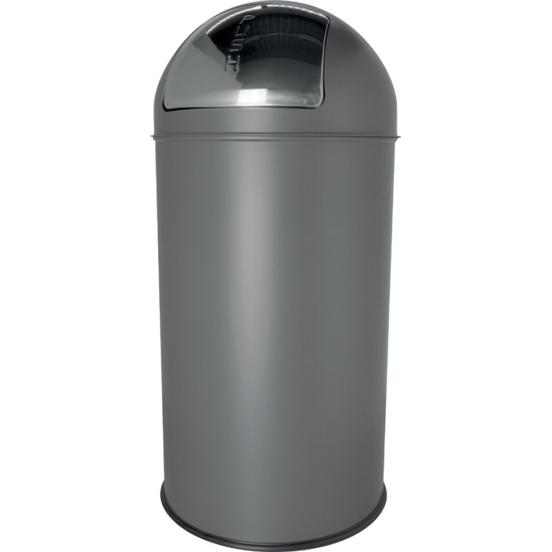 helit metalen afvalbak the dome, blauw, 50 liter