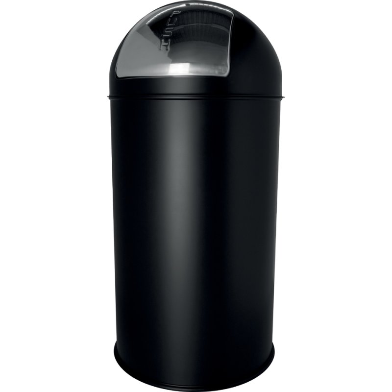 helit metalen afvalbak the dome, blauw, 50 liter