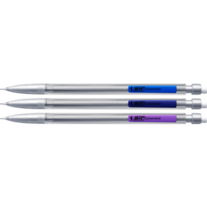 BIC vulpotlood Matic, 0,5 mm, met gum, grijs