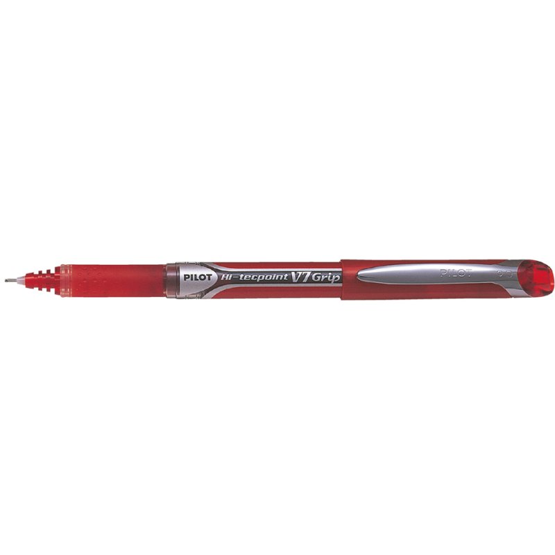 PILOT Hi-Tecpoint V7 stylo, noir, 0,4 mm, grip ergonomique