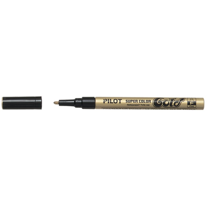 PILOT marqueur permanent, pointe fine, blanc, 1,0 mm