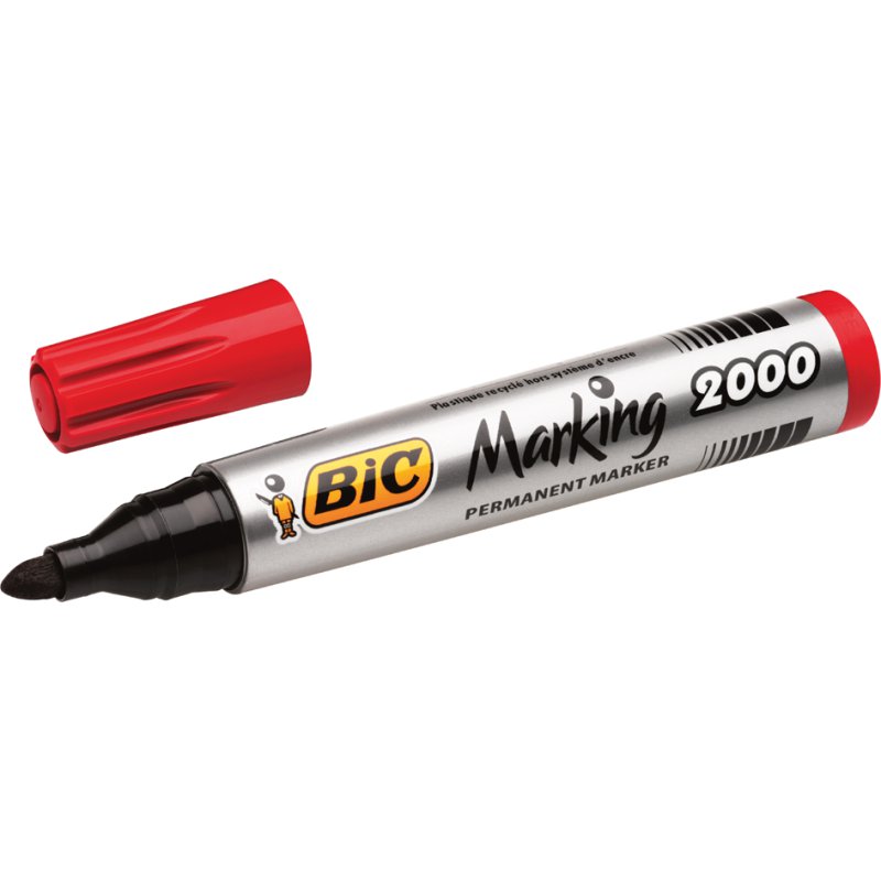 BIC marqueur permanent Marking 2000 Ecolutions, rouge, 1,7 mm