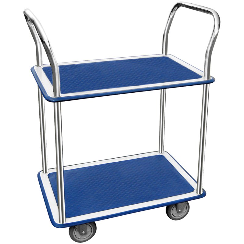 Wonday Storage Trolley 250 kg, blue/beige, 730×470 mm
