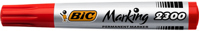 BIC permanente marker Marking 2300 Ecolutions, rood, keilpunt 3,7-5,5 mm