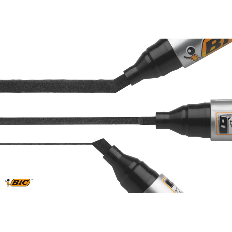 BIC marqueur permanent Marking 2300 Ecolutions, bleu, pointe biseautée