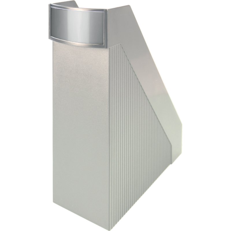 helit magazine holder the tower line, A4, light grey, polystyrene