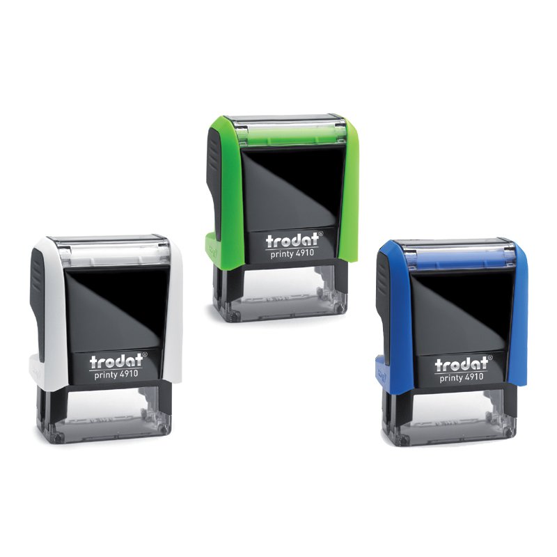 trodat tekststempel Printy 4910 4.0, configureerbaar, appelgroen, 26×9 mm