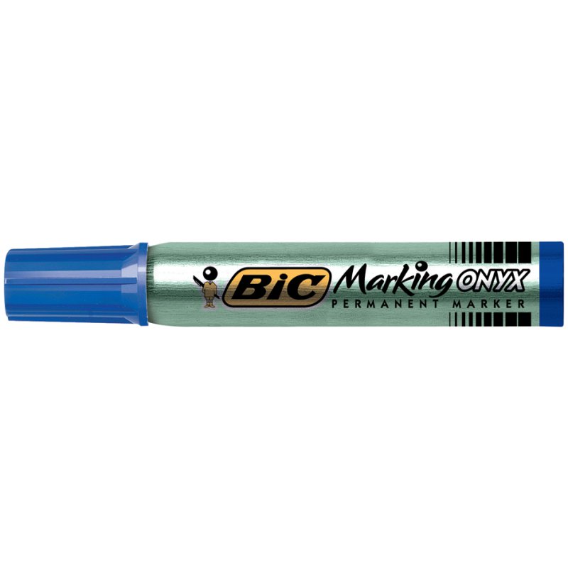 Bic permanent marker Onyx, cone-shaped tip, red