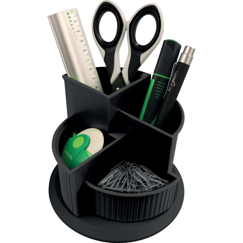 helit pen holder rotating, black, 140 mm