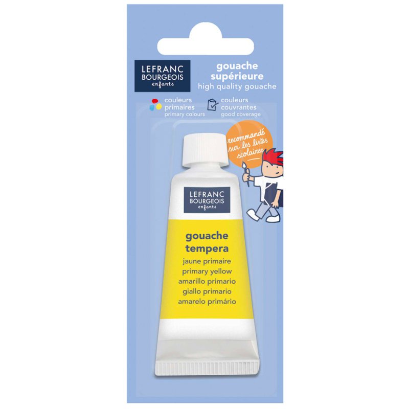 LEFRANC BOURGEOIS gouacheverf, primariblauw, 20 ml, vanaf 3 jaar