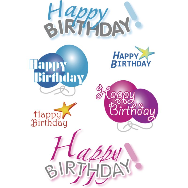 HERMA stickers Décoration 'Félicitations', pailletés, papier, 8 pièces