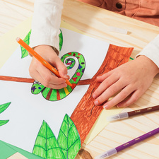 BIC Kids viltstiften, uitwasbare inkt, 12 stuks, gekleurd gesorteerd