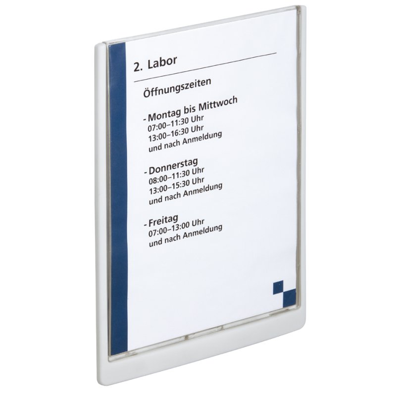 DURABLE deurbordje CLICK SIGN A4, wit, 210×297 mm