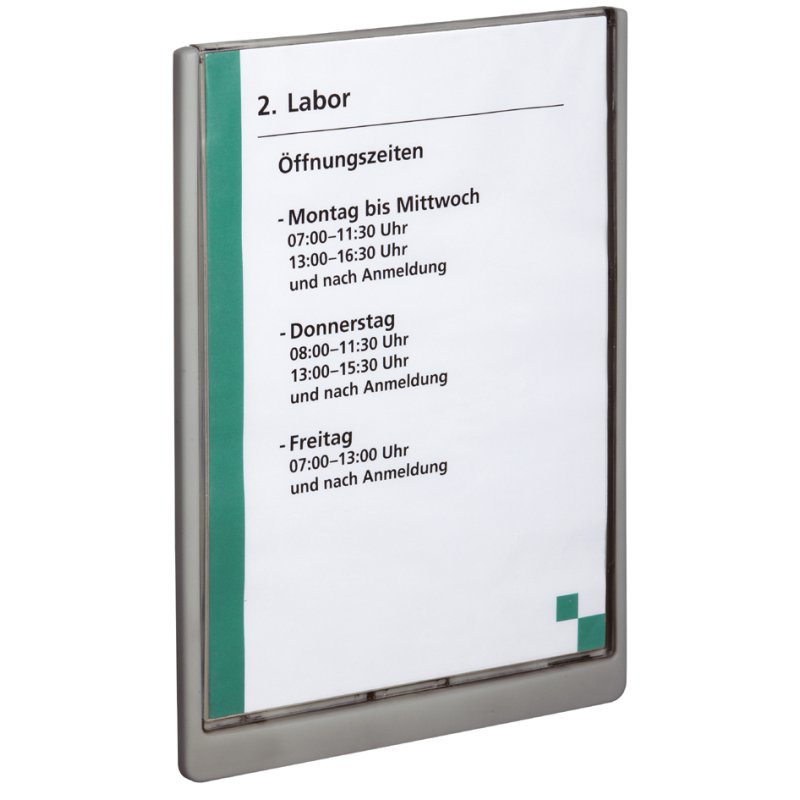 DURABLE deurbordje CLICK SIGN A4, wit, 210×297 mm
