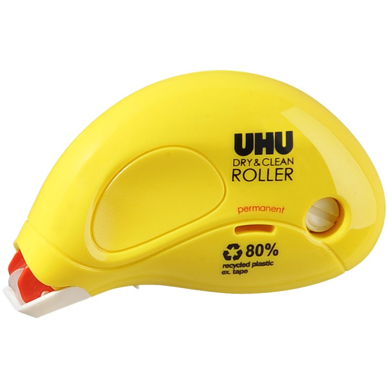 UHU rouleau de colle Dry & Clean, permanent, 6,5 mm × 9,5 m