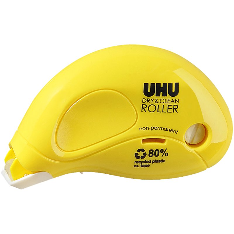 UHU rouleau de colle Dry & Clean, permanent, 6,5 mm × 9,5 m