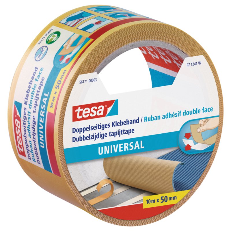 tesa ruban adhésif double face universel, 50 mm × 5 m