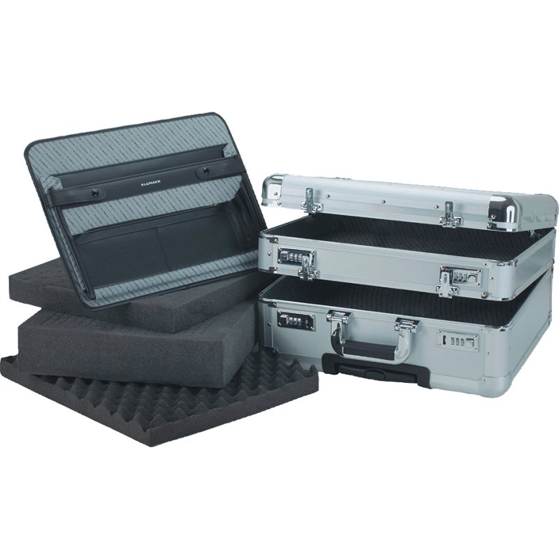 ALUMAXX malette multifonctionnelle CHALLENGER, argent, aluminium, 450×255×365 mm