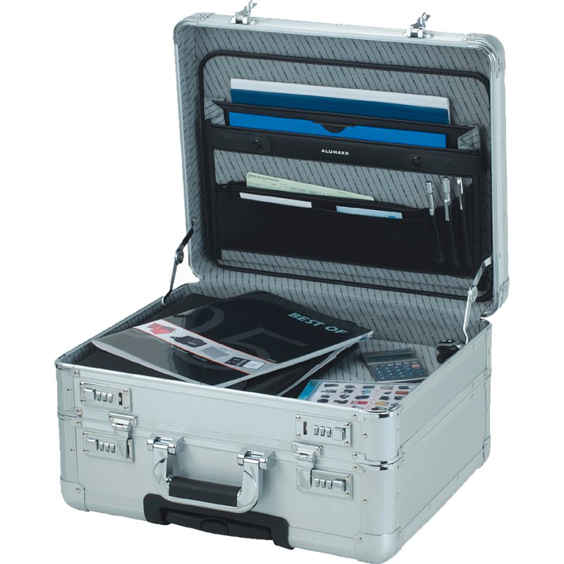 ALUMAXX malette multifonctionnelle CHALLENGER, argent, aluminium, 450×255×365 mm
