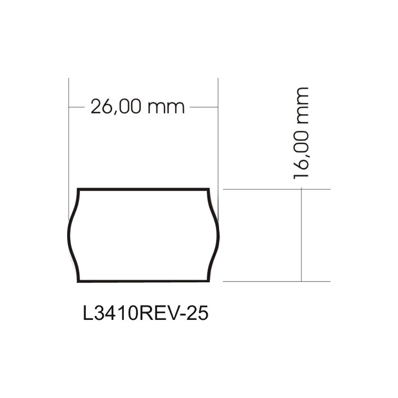 AVERY Zweckform étiquettes de prix, réutilisables, 26×16 mm, blanc