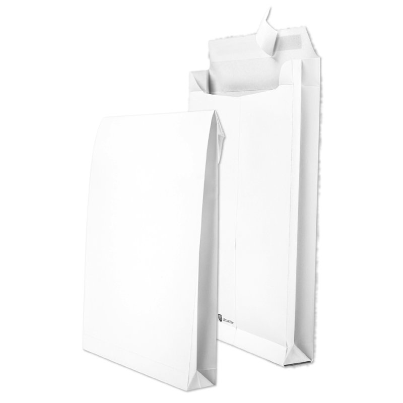 SECURITEX veiligheidsverzendmap C4, ongevenesterd, wit, 100 stuks