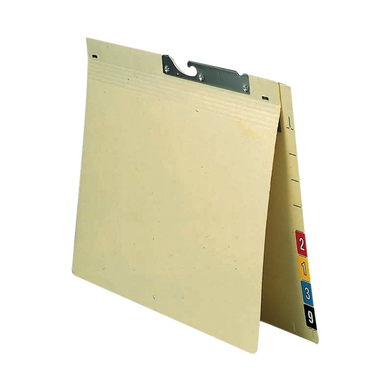 ELBA dossiers suspendus A4, couleur chameau, carton kraft, 50 pièces