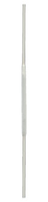 LEITZ deklijst voor Flexofil slangbevestiging, zwart, 102×22 mm, 50 stuks