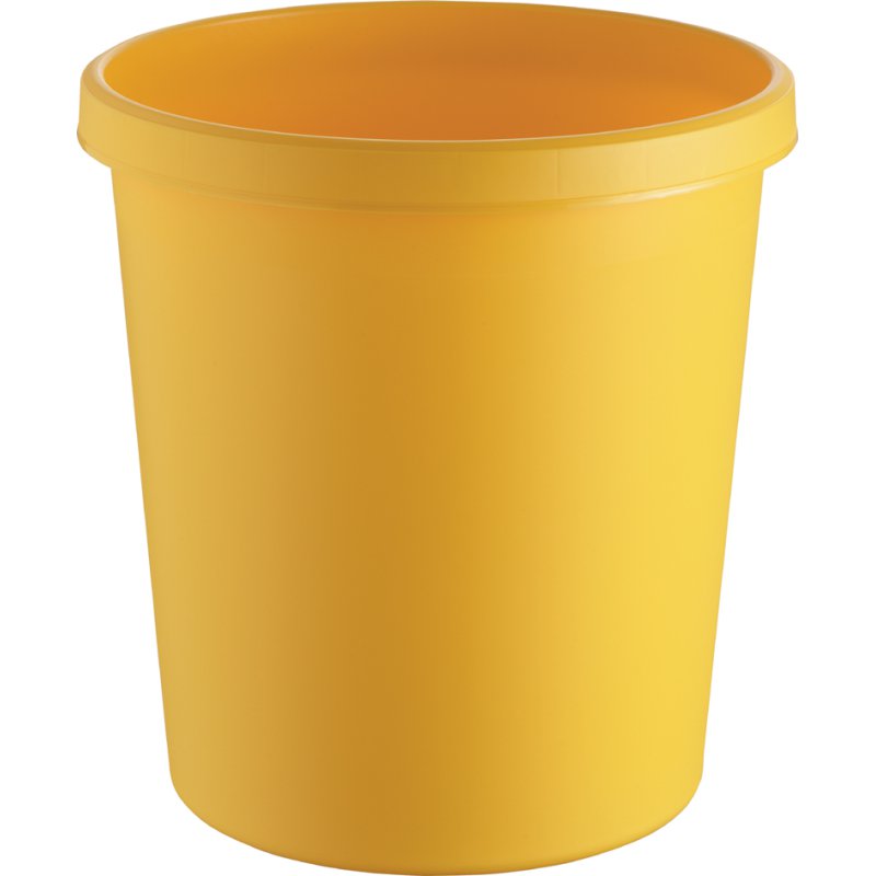 helit prullenbak the german, 18 liter, lichtgrijs, kunststof