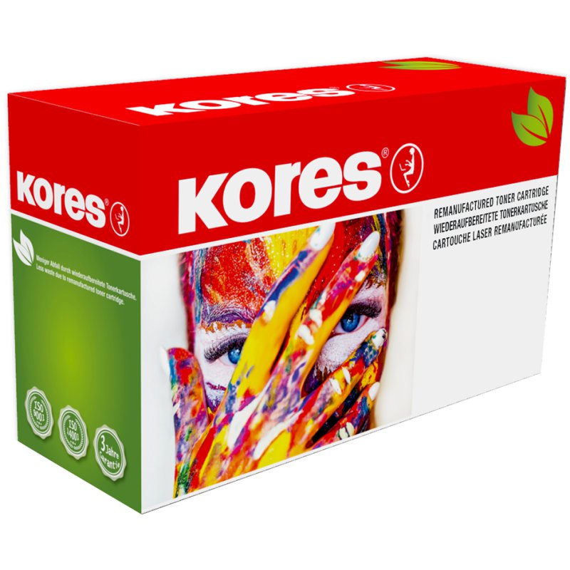 Toner Kores X263HCGE, jaune, remplace Canon 040/040H, env. 10.000 pages