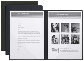 PAGNA presentatiemap Perfect, zwart, A4, 2-delig