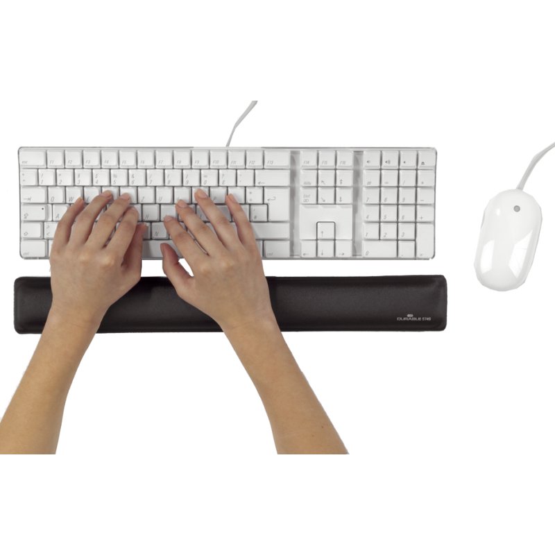 DURABLE repose-poignet clavier, anthracite, remplissage gel, 460×61×20 mm